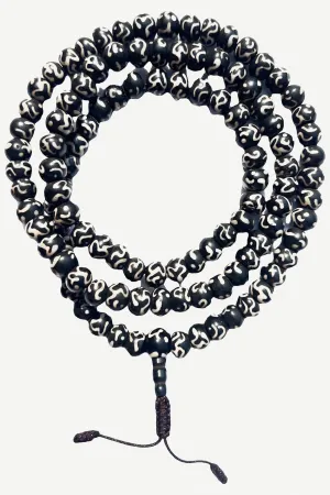 10 mm OM 108 beads Prayer Meditation Mala Necklace