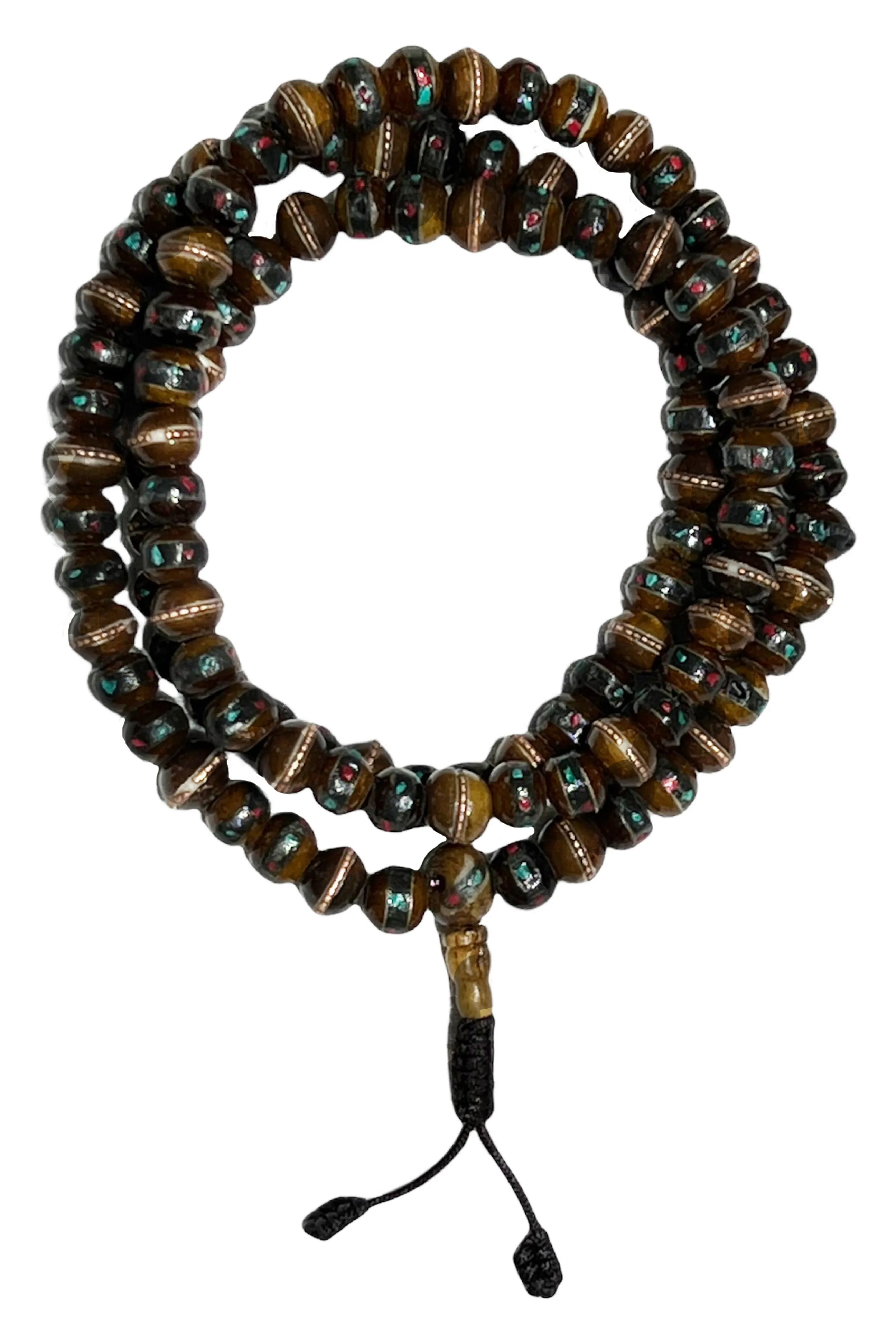 10 mm Yak Bone 108 beads Prayer Healing Meditation Mala Necklace