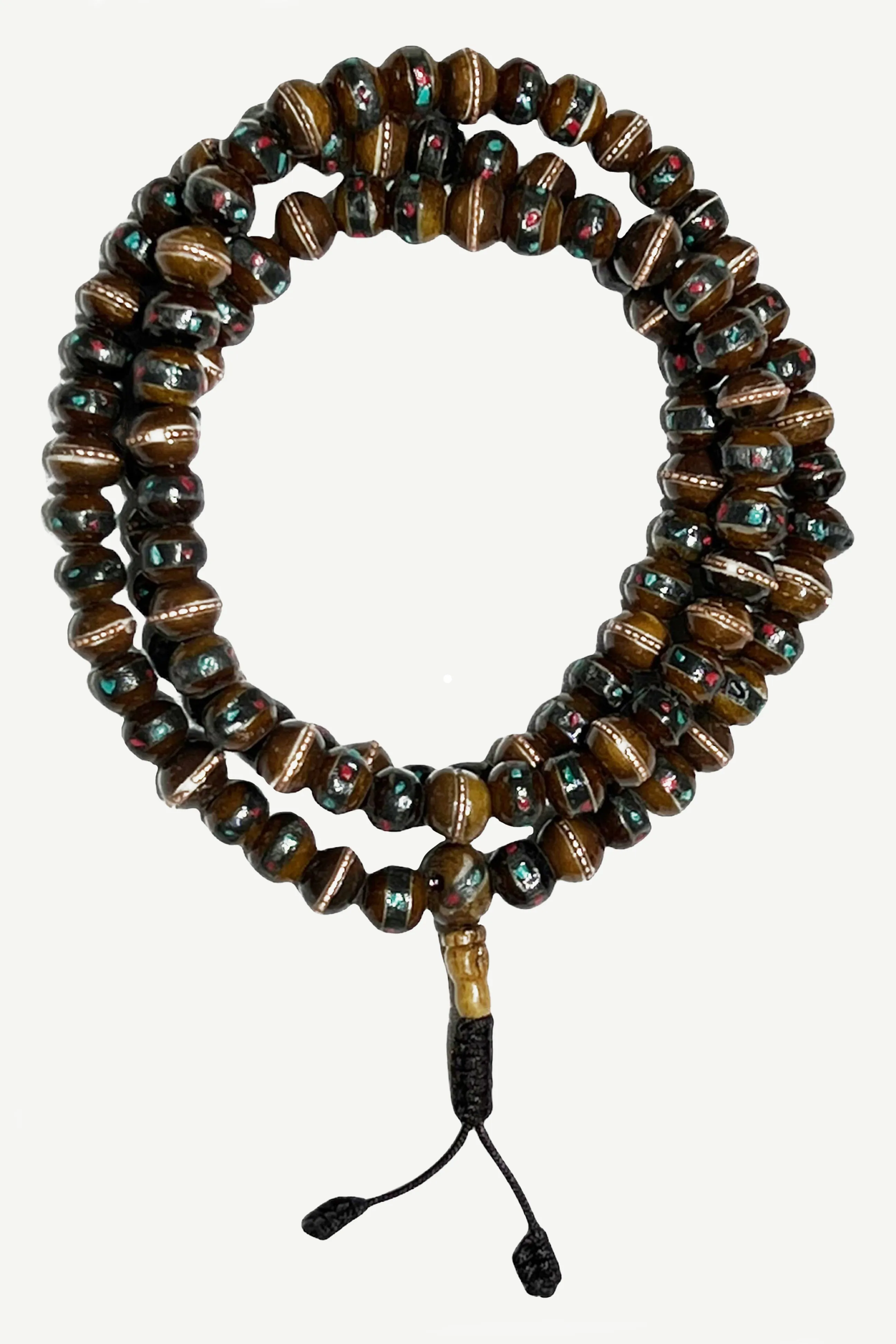 10 mm Yak Bone 108 beads Prayer Healing Meditation Mala Necklace