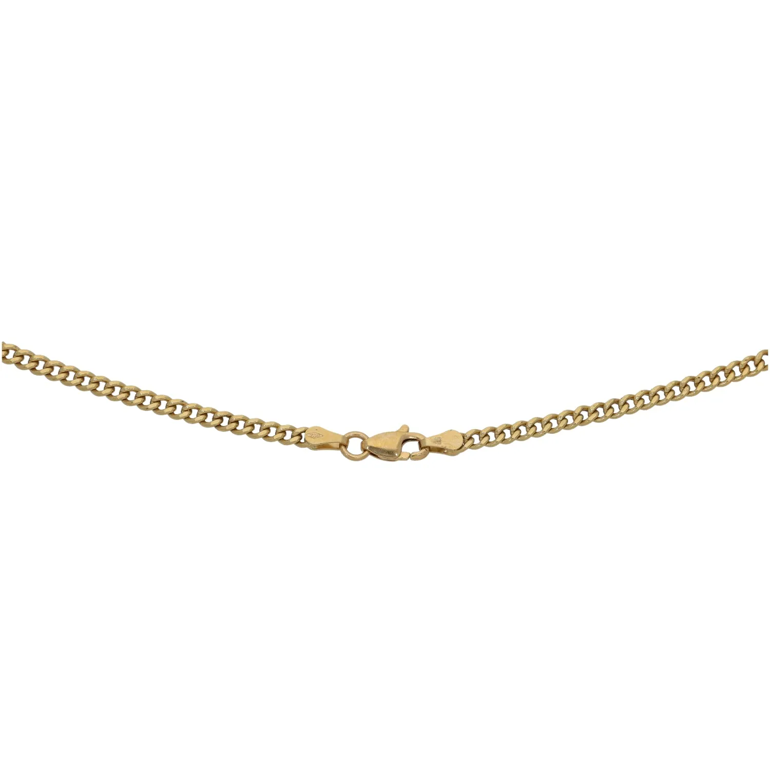 18ct Gold Emerald & Cubic Zirconia Fancy Necklace 18"