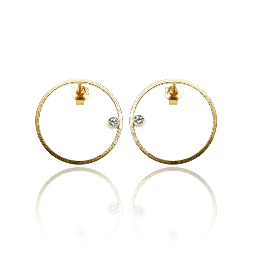 Circle earrings