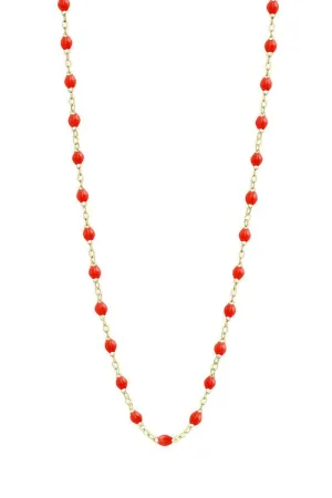 Classic Gigi Necklace - 16.5in - Coral
