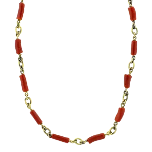 Coral Bead Necklace