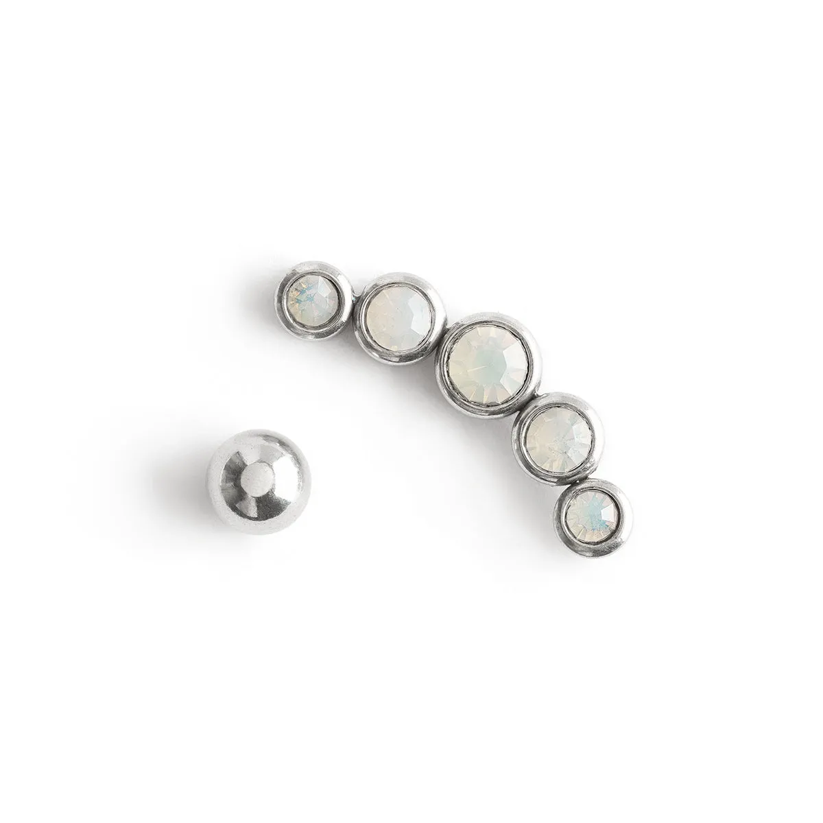 Curve Opal Helix Single Earring