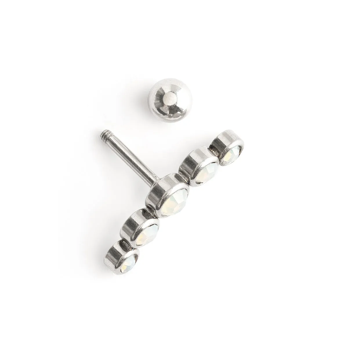 Curve Opal Helix Single Earring