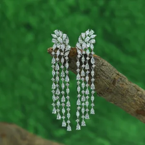 Danglers Zircon/AD Earring 16296-69