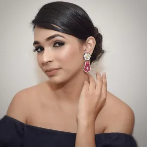 Danglers Zircon/AD Earring 8821-100