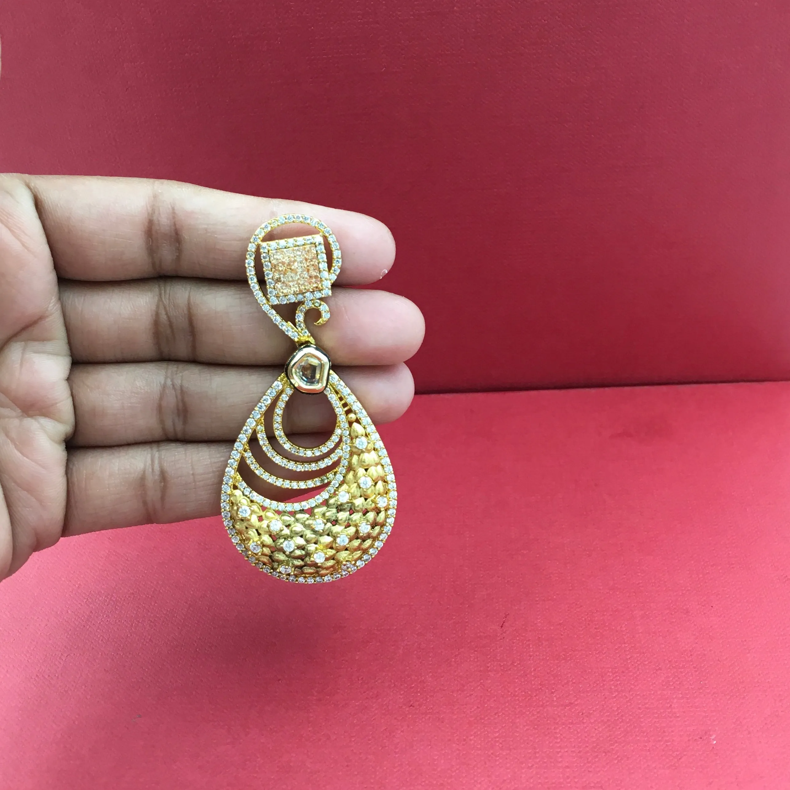 Danglers Zircon/AD Earring 8831-100