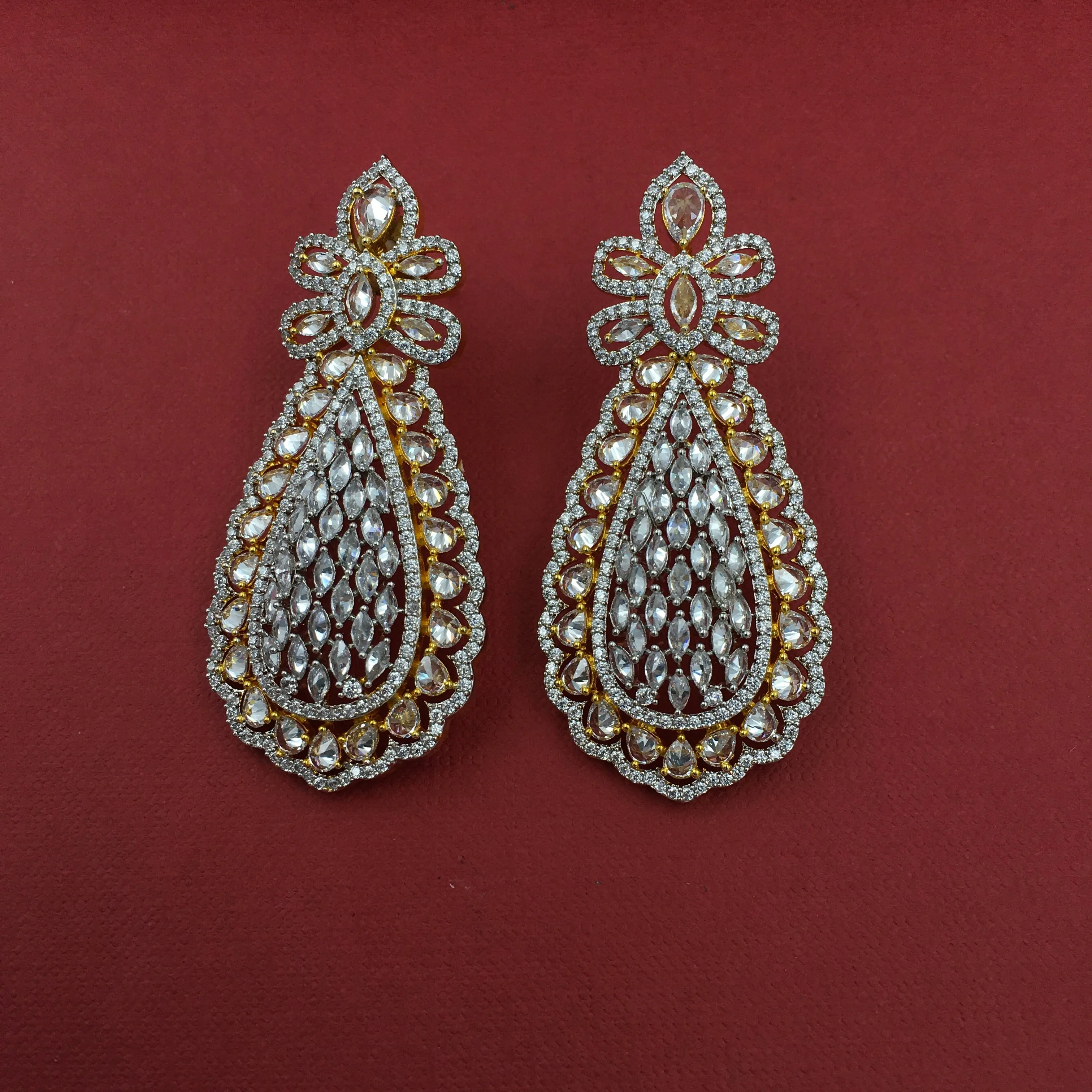 Danglers Zircon/AD Earring 8832-100