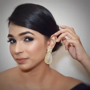 Danglers Zircon/AD Earring 8832-100