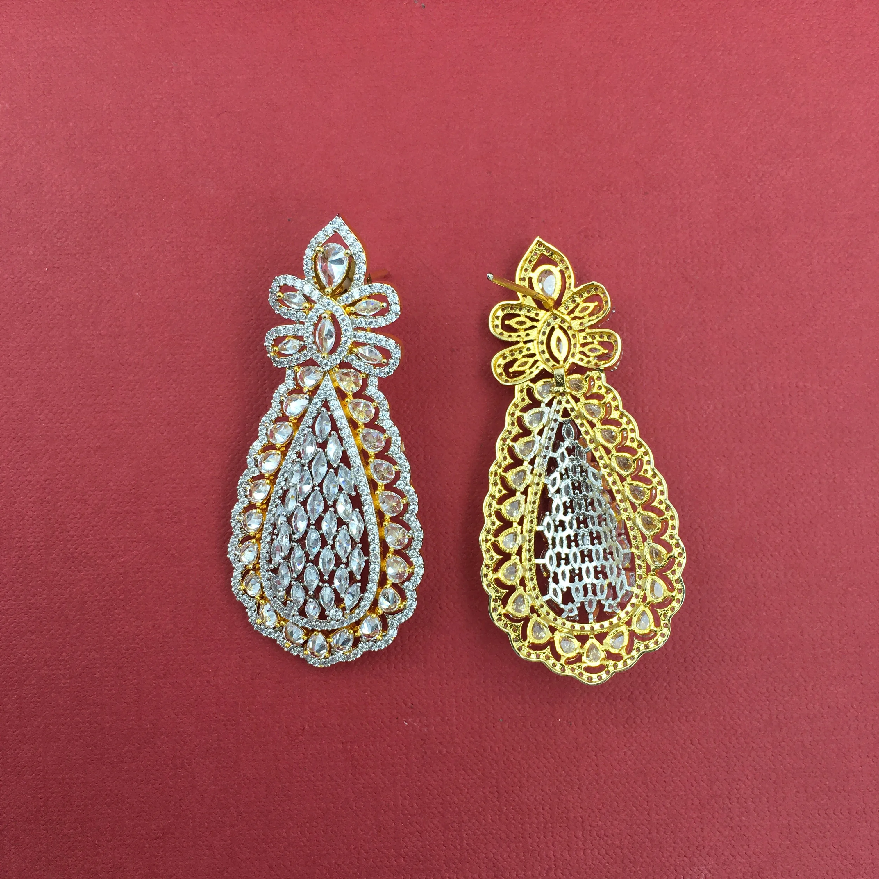 Danglers Zircon/AD Earring 8832-100