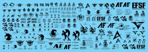 DD Federation Universal Water Decal (Black)
