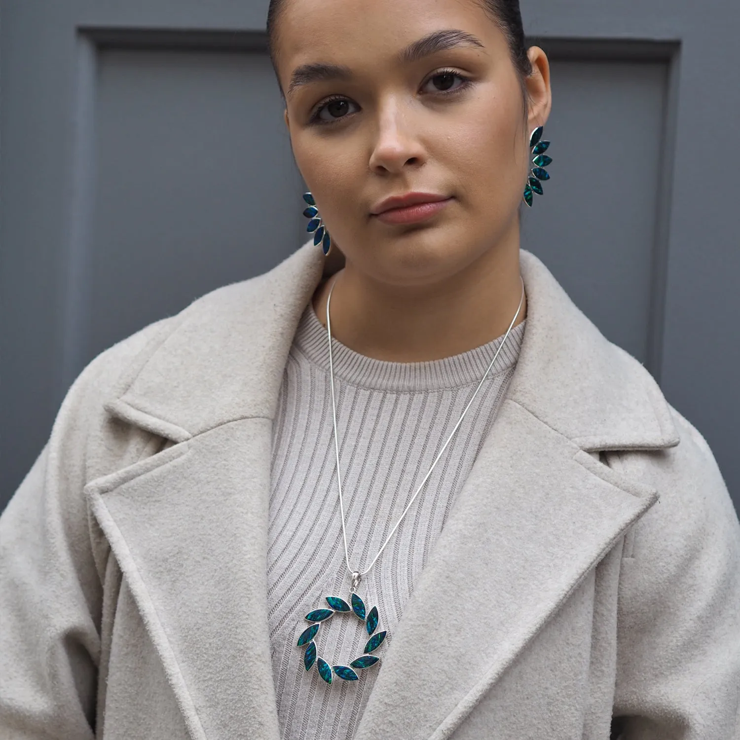 Flinder Larisa Emerald Pendant
