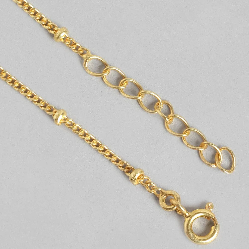 Gold plated Anklet