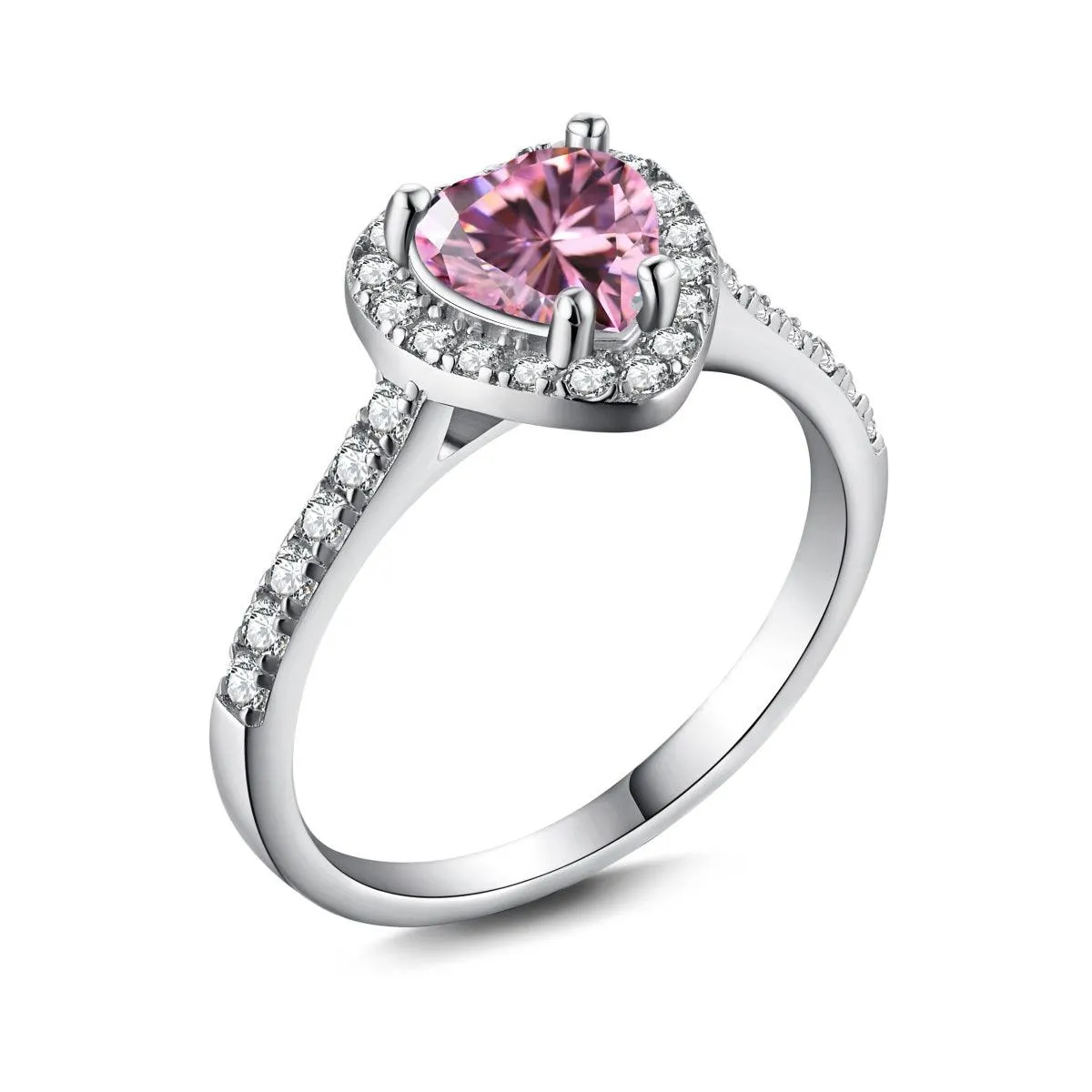 Heart Halo Ring