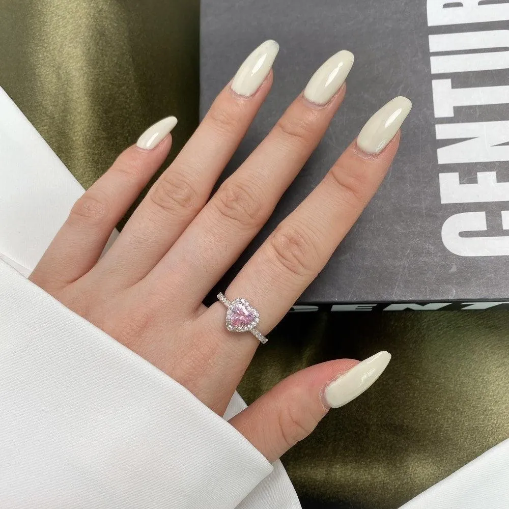 Heart Halo Ring