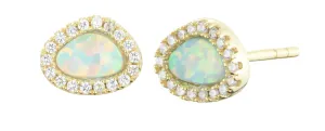 KIANA OPAL GOLD EARRINGS