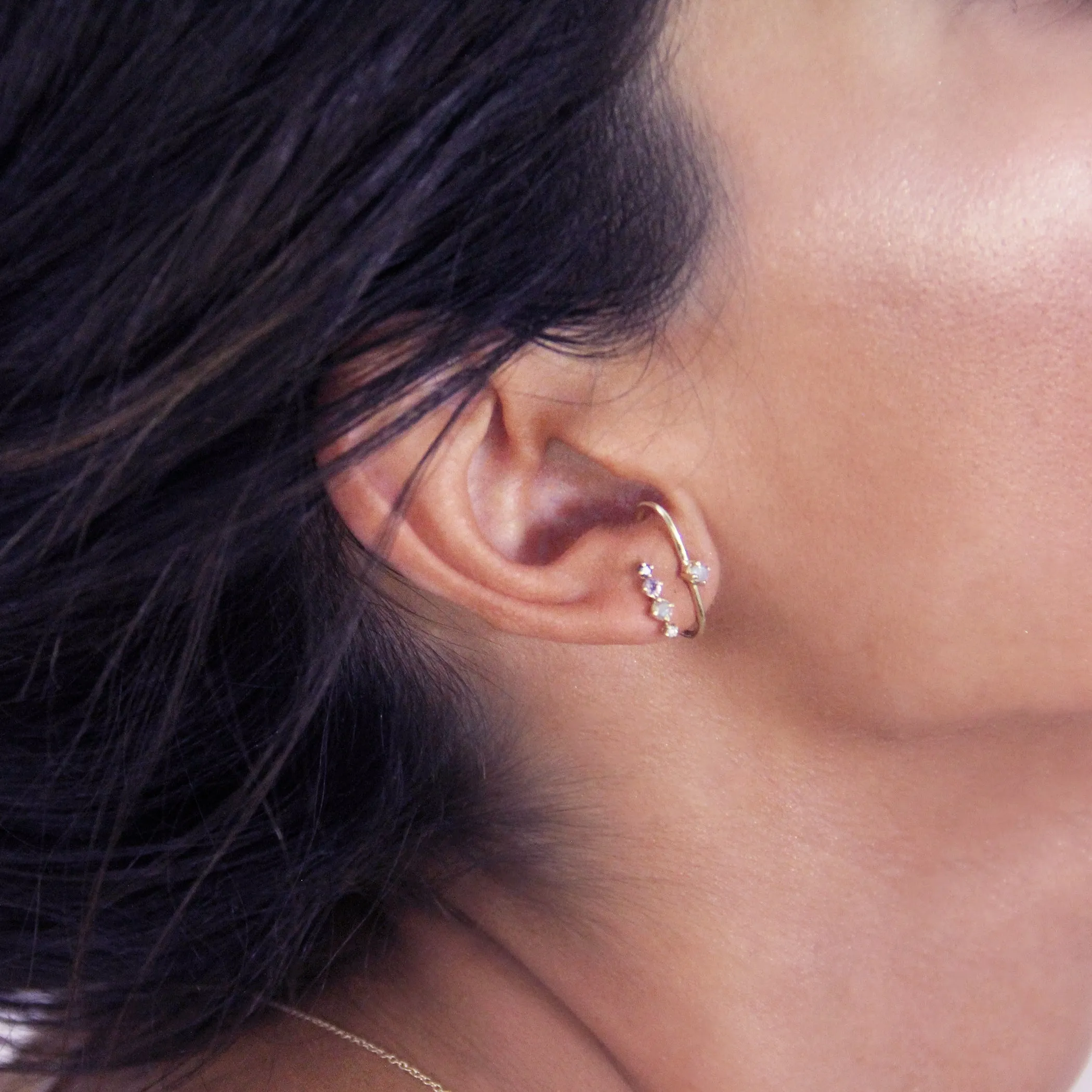 LEAH OPAL STUDS