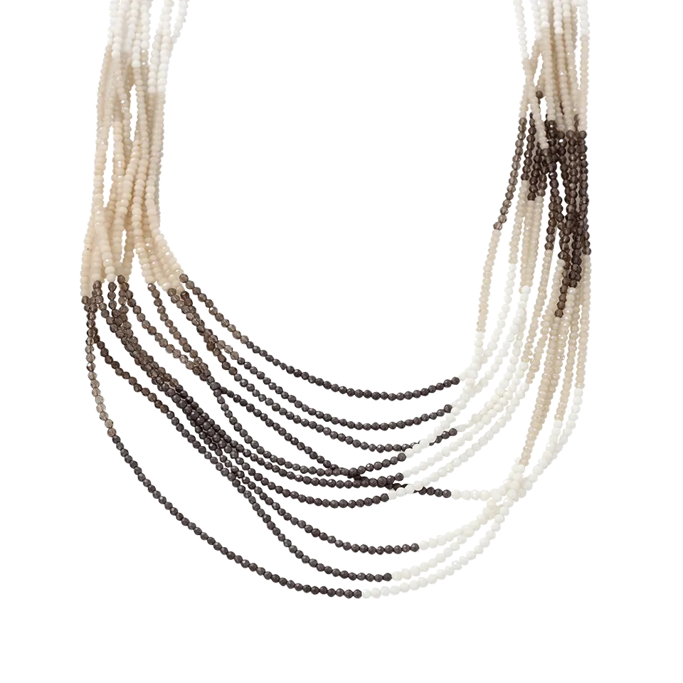 Long Strand Quartz Necklace