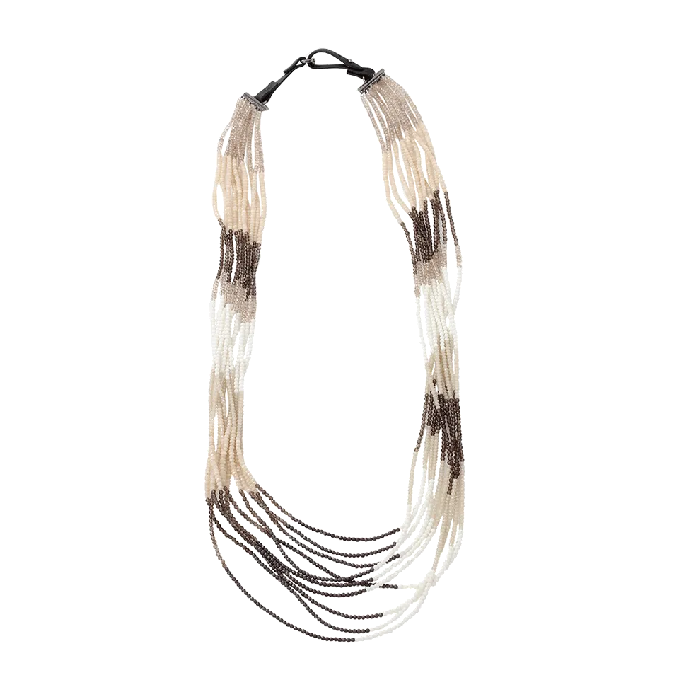Long Strand Quartz Necklace