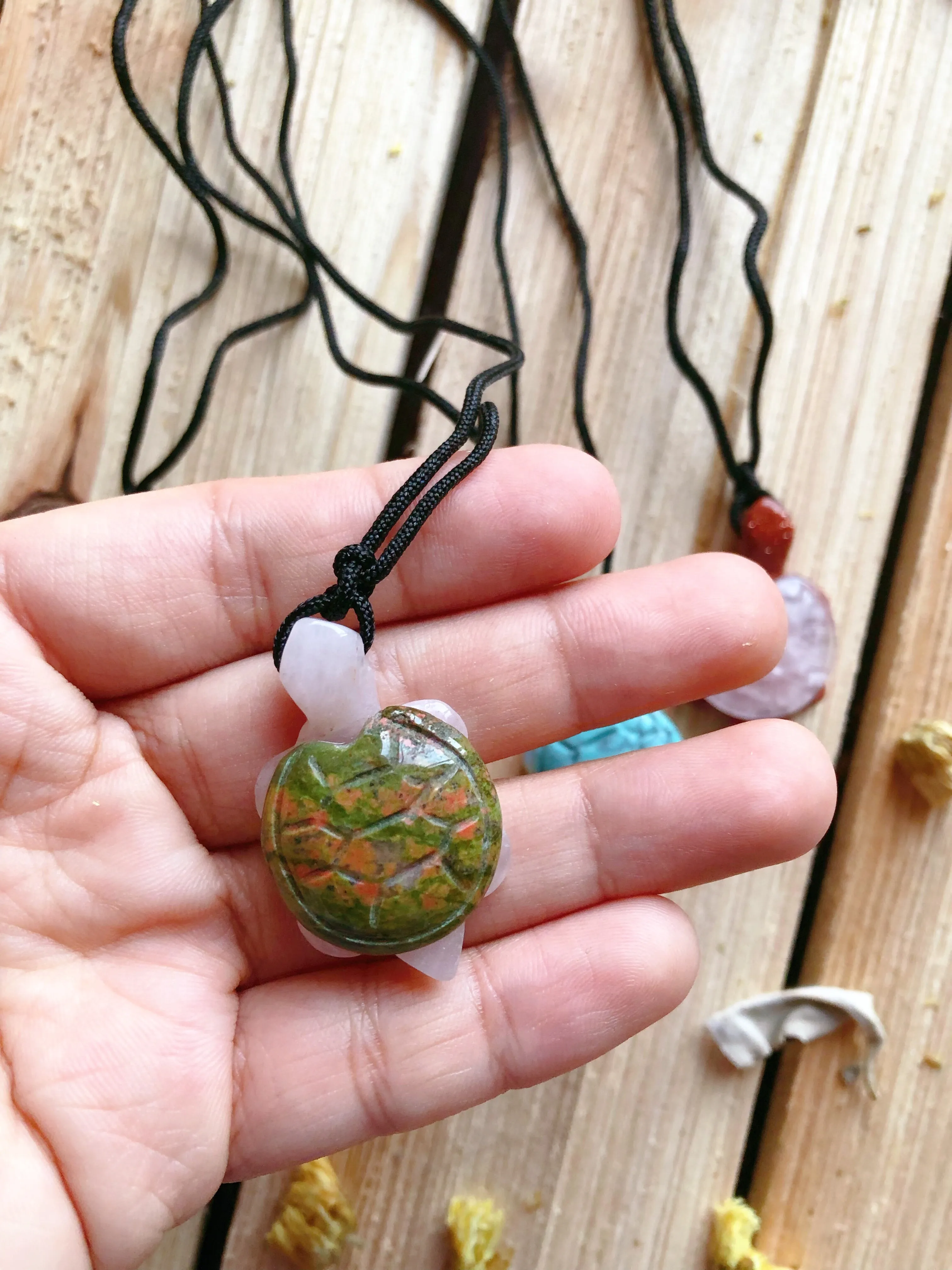 Malachite Slab Necklace