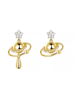 MUKTANK x SUN HUNTER Small-sized Planet Earrings