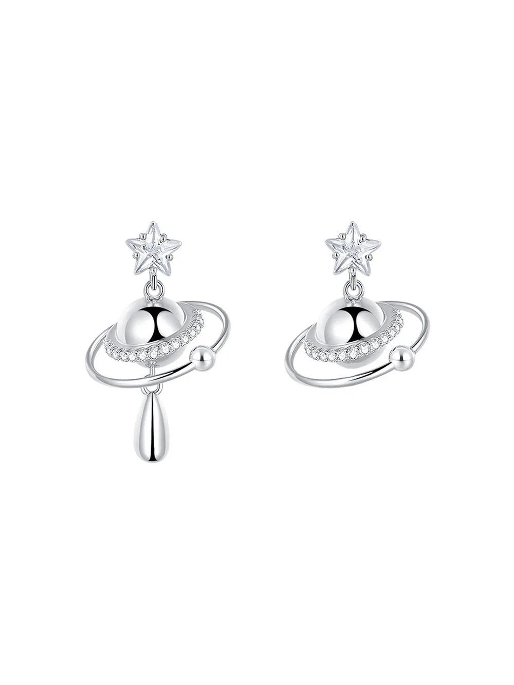 MUKTANK x SUN HUNTER Small-sized Planet Earrings