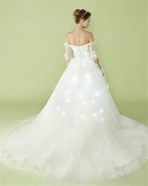 New Design Led Luminous Wedding Dress