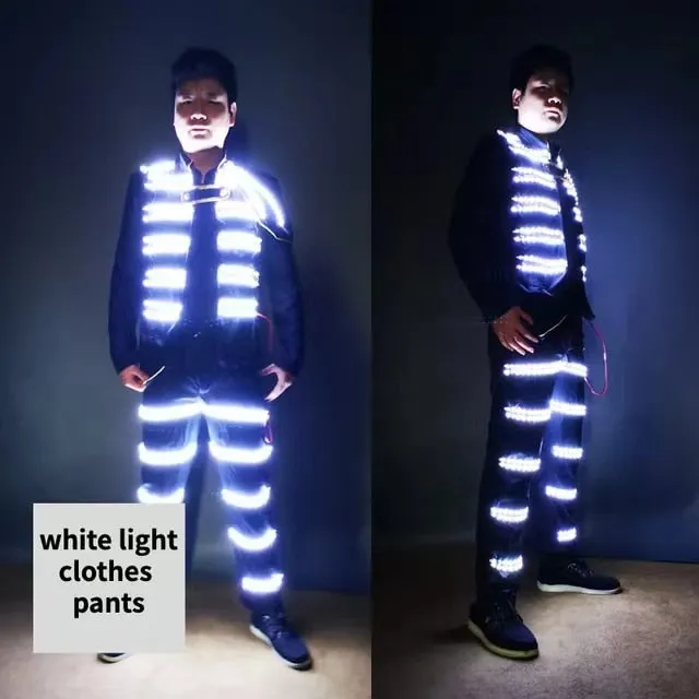 Rainbow LED Digital Remote Control Glowing Costume