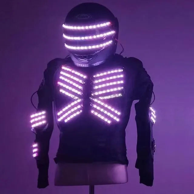 RGB Led Luminous Armor Set