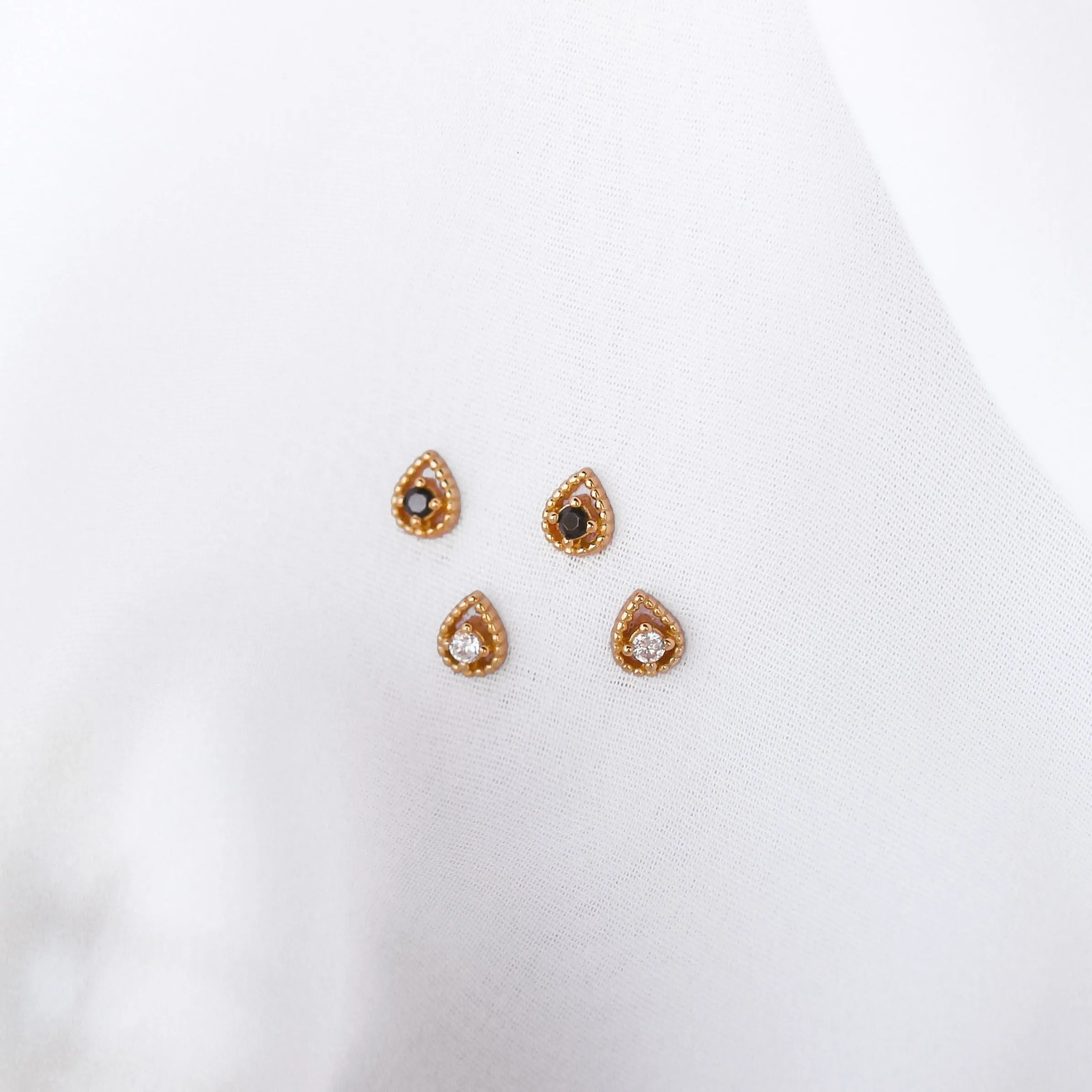 Sabeen - Gold or Silver Sterling Silver Studs