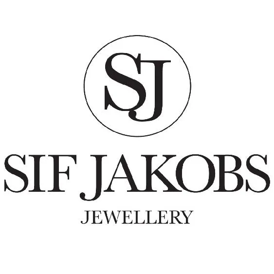 Sif Jakobs Silver and Colour CZ Medium Ellera Hoop Earrings