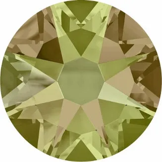 Swarovski 2088 Rhinestone Luminous Green Tube