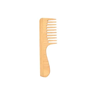 Wooden Comb with Ergonomic Handle