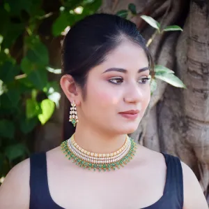 Zircon/AD Choker  Set 8496-100
